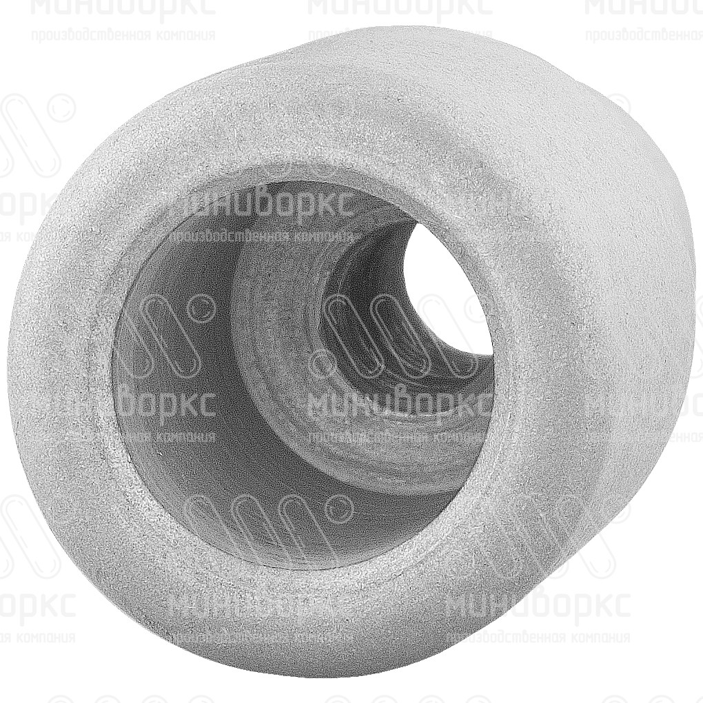 Гильза для опрессовки каната Ø16 мм со шпилькой М10, цвет металл – A16-TM10 - 3