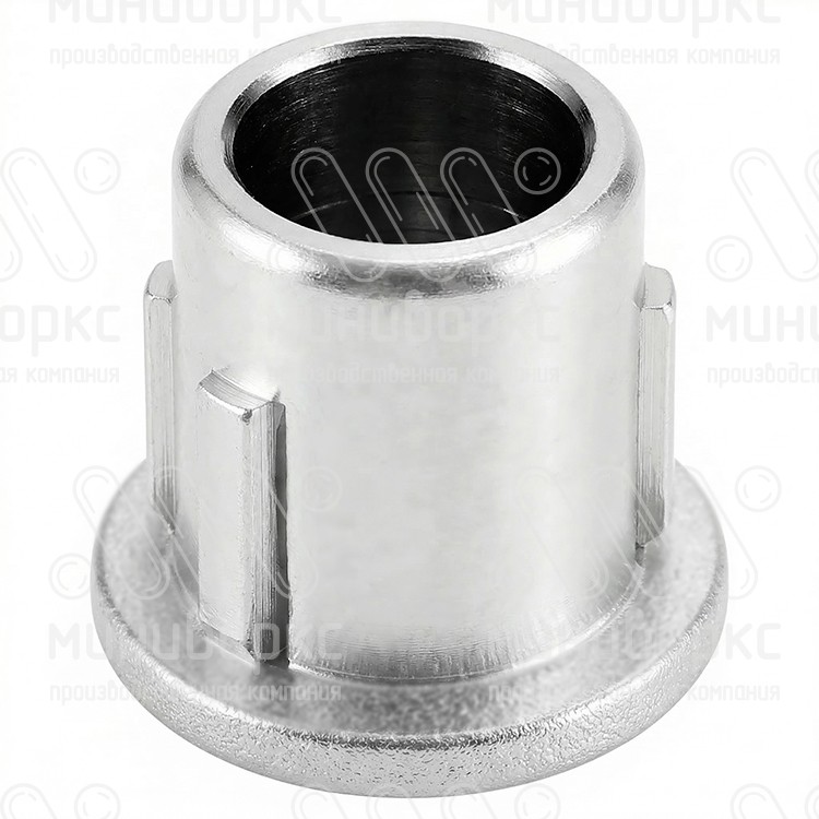 Заглушка пластиковая круглая Ø10, декоративная, цвет хром – 10ДХУ - 3