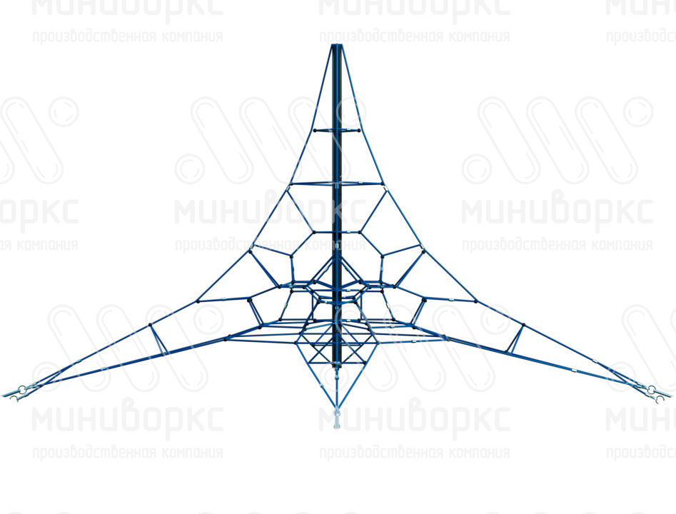 Канатные конструкции Пирамиды – P-0216-g2-Ral7016 | картинка 2