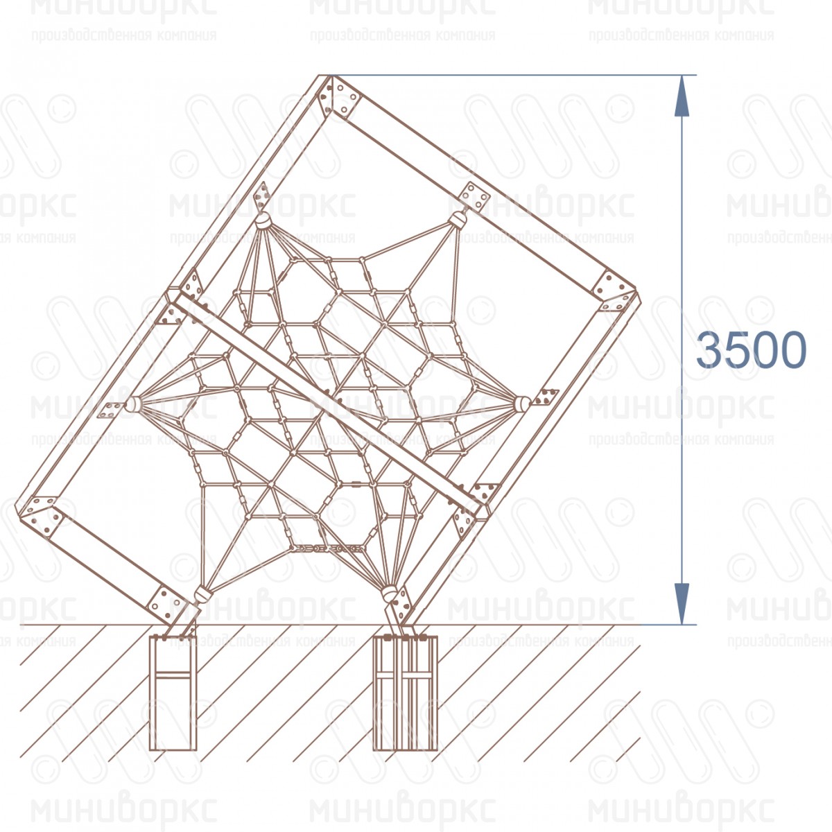 Канатные конструкции Сократ – S-0001.00-3w | картинка 3